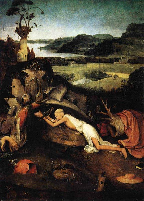 Hieronymus Bosch Jerome at Prayer Germany oil painting art